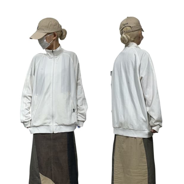 아디다스 올드스큘 와투케 화이트 트랙탑 져지 XL