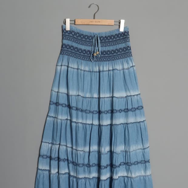 Mew Light Tired Denim Skirt (27~28)