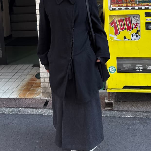 앤드뮐미스터 울 코트 M