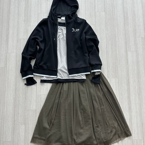 jpn 갸루 펑크 러힙 괴짜 키치 스즈코 레이어드 코디세트