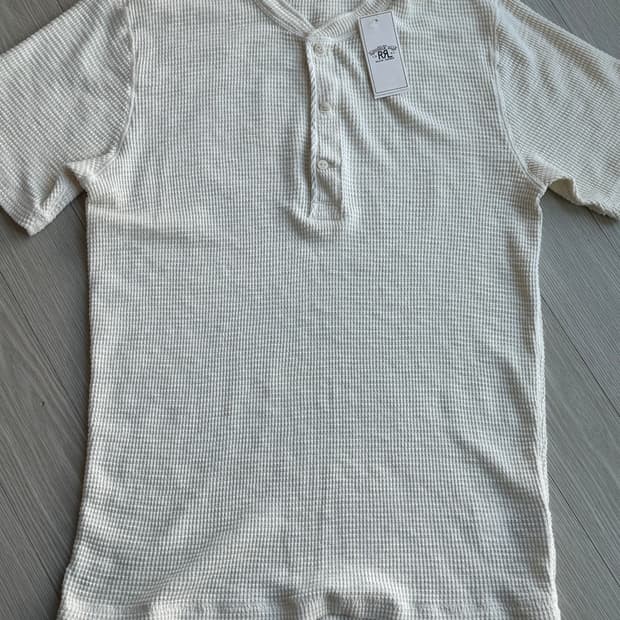 새상품 더블알엘 RRL 와플 헨리넥 반팔 xL
