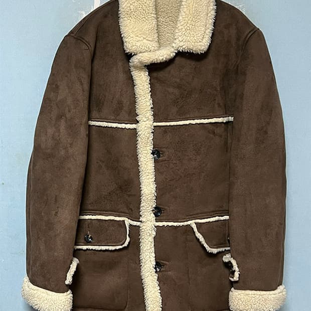 ZARA 자라 남자 무스탕자켓 코트 L 100