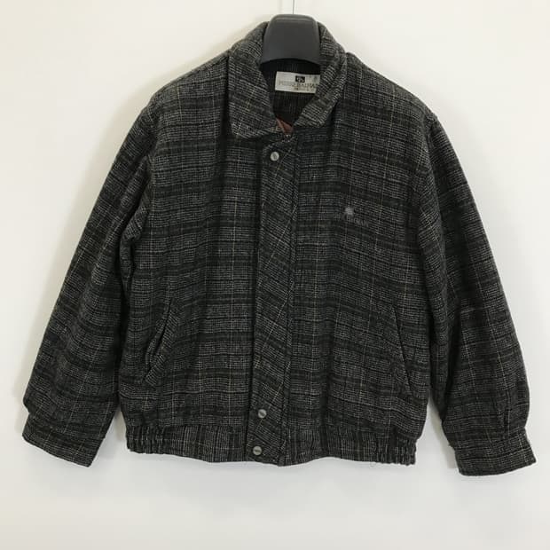 피에르발망 모직 체크 블루종 [L]