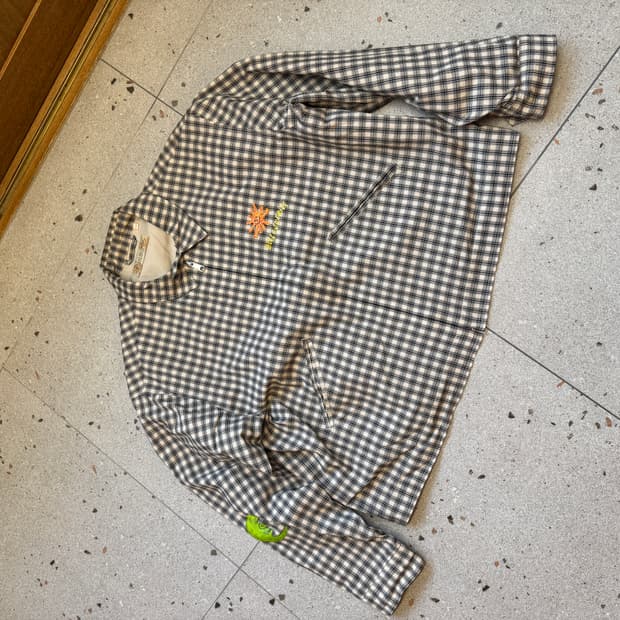 헬로선라이즈 체크 자켓 L