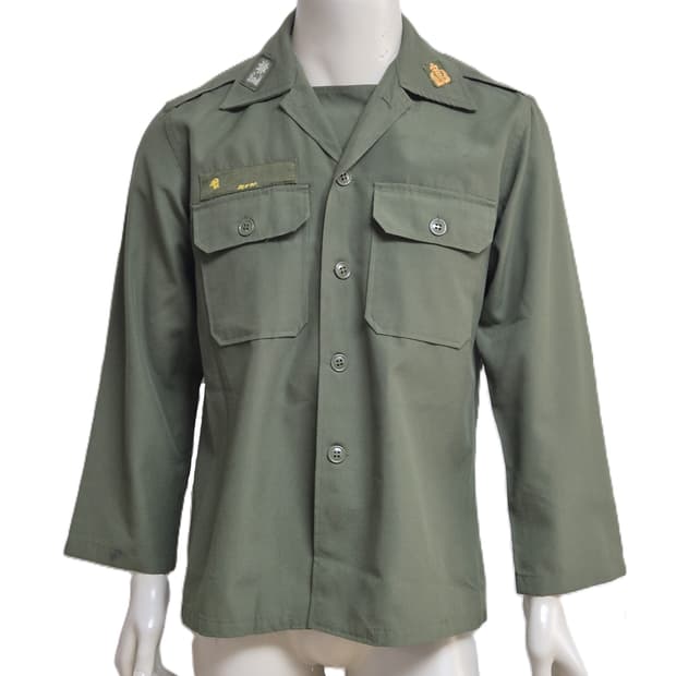 육군 구형 의무 소령 민무늬 전투복 상의 자켓 (M)