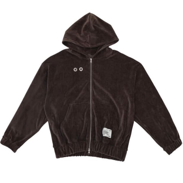 뎁크 벨루어 후드집업