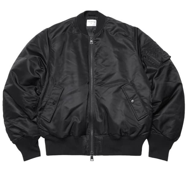 자바나스 항공점퍼 ma-1 블랙