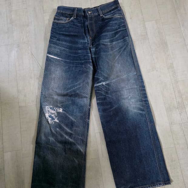 [30] 앤더슨벨 트롱프뢰유 데님 팬츠