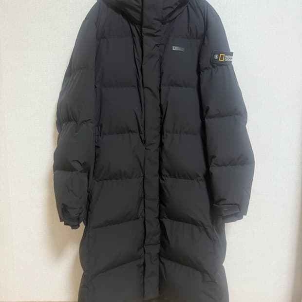 네셔널지오그래픽 구스다운 롱패딩