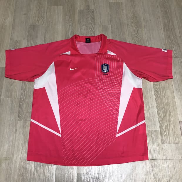 (XL) 나이키 NIKE 2002년 한일 월드컵 축구 국대 유니폼 져지