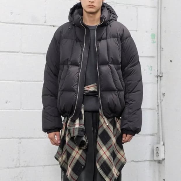 비긴202 블랙패딩