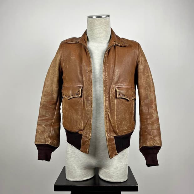 1950s Lakeland 포니홀스하이드 A-2 웨스턴 자켓