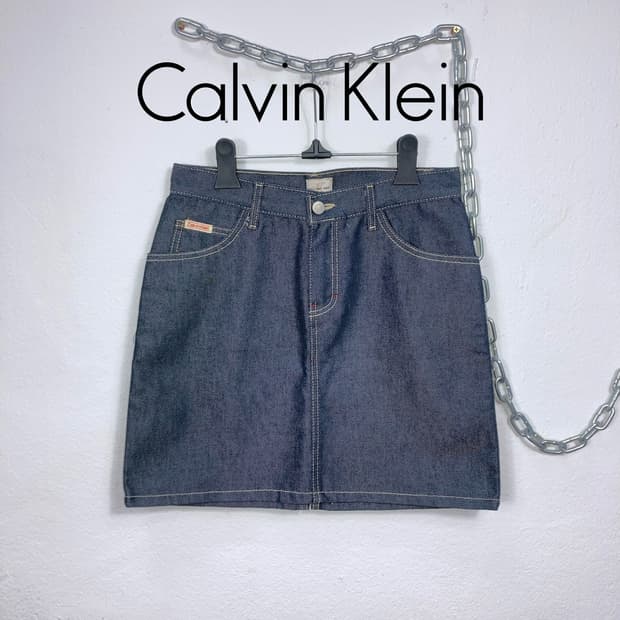 Ck 데님 스커트
