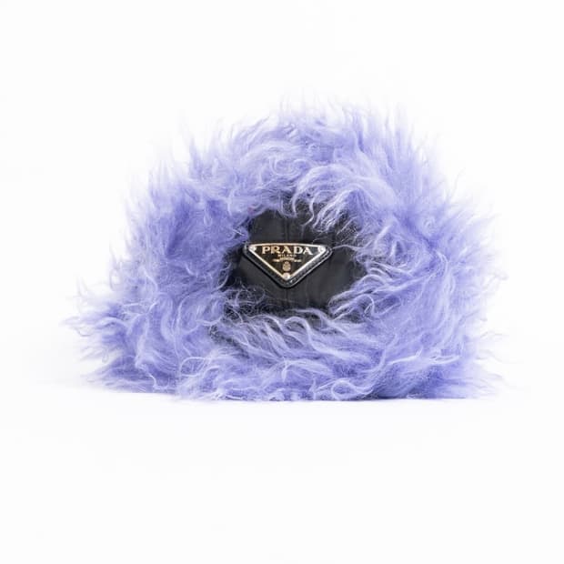 PRADA PURPLE TROOPER HAT