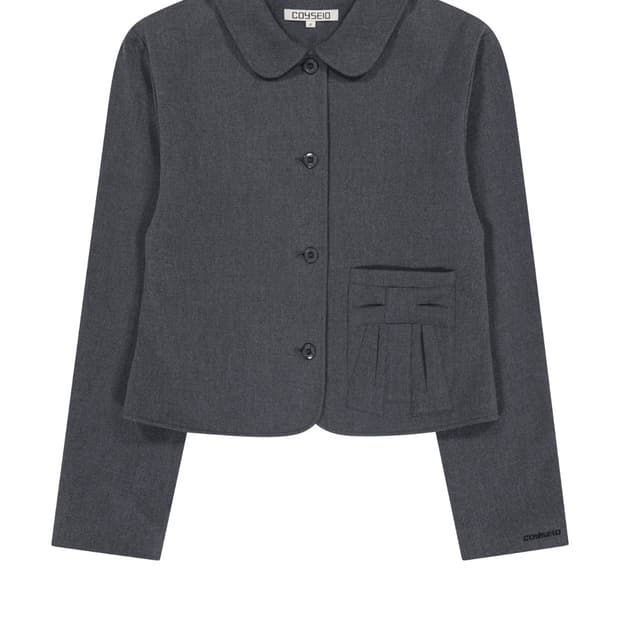 코이세이오 RIBBON JACKET GREY