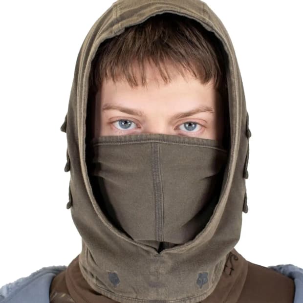 kiko kostadinov x fox lab balaclava 