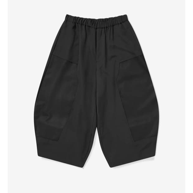 꼼데가르송 블랙 벌룬 팬츠 L