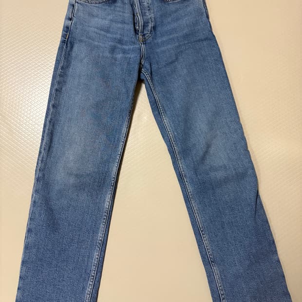 리던블루데님청바지