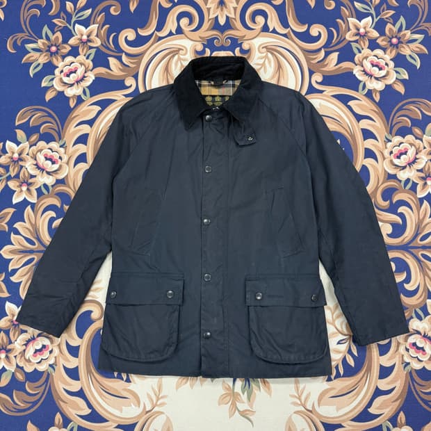 (M)바버 Barbour 애쉬비 왁스자켓(네이비)