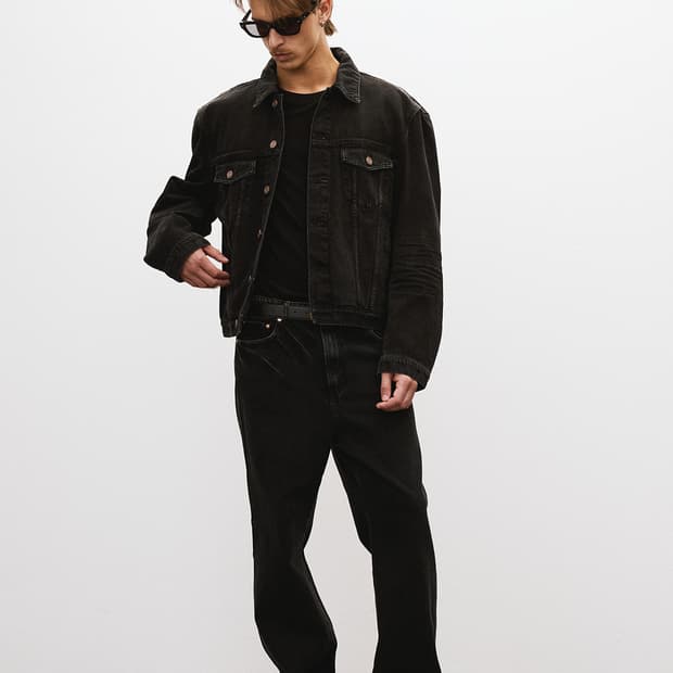 렉토 빈센트 테오 데님 팬츠 셋업 트러커 자켓 블랙
