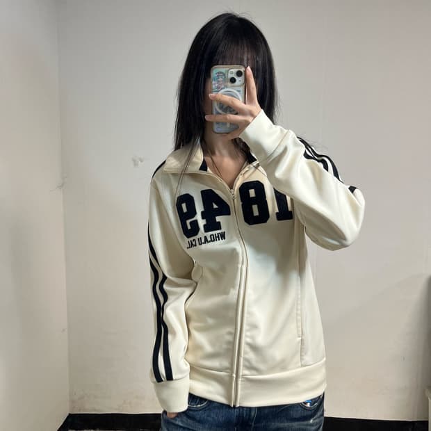 Who.A.U Cream Track Jacket