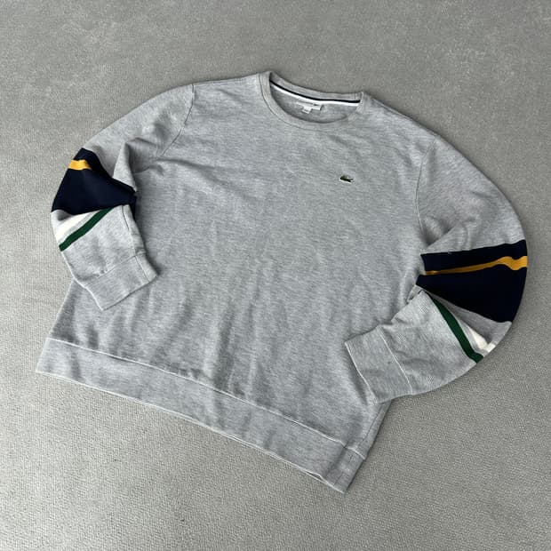 라코스테 그레이 맨투맨 