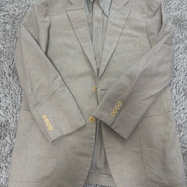 일제 PAUL STUART 면 블레이저 사이즈 105