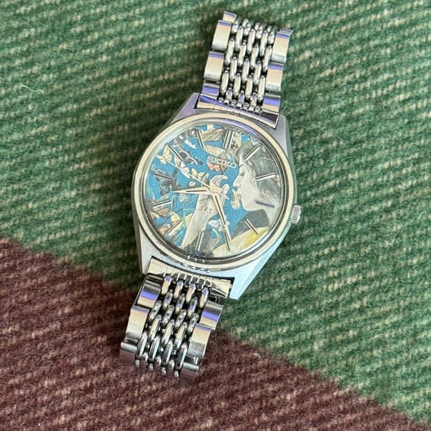 1960s Seiko Lordmatic Ukiyo-e