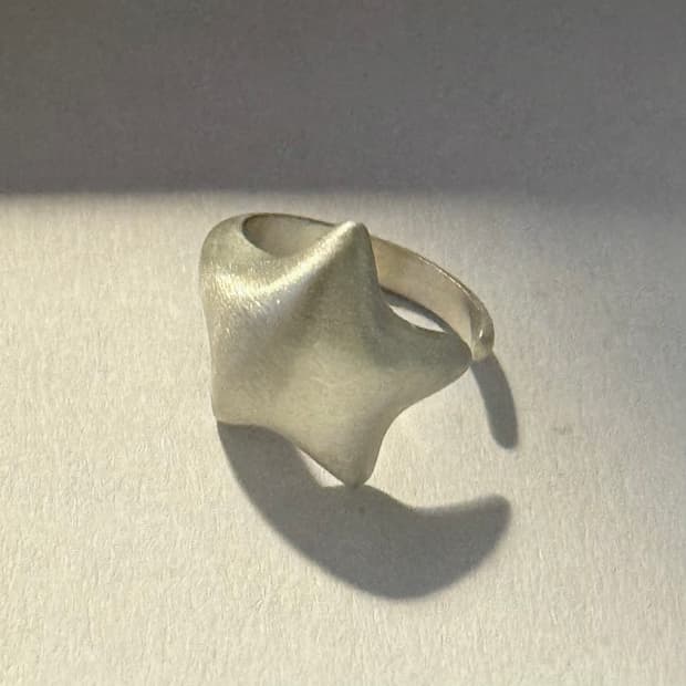 plier 쁠리에 실버 925 별가사링 반지