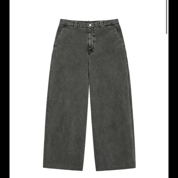 해칭룸 트라우저 벨벳 데님 4사이즈