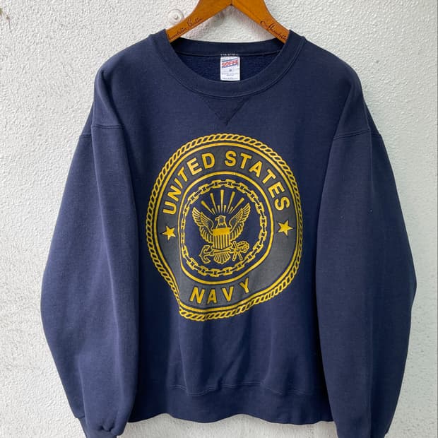 90s soffe us navy 스웻셔츠