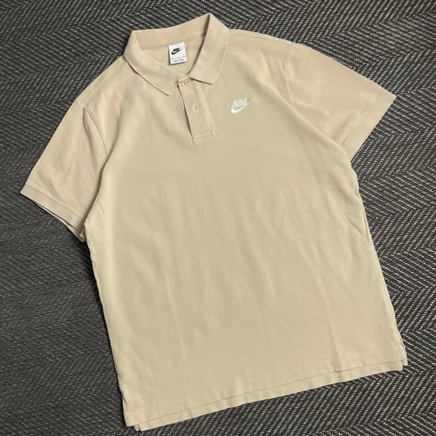 나이키 NSW 와플 폴로 PK 반팔 티셔츠 베이지y 4912