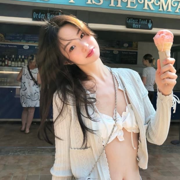 [새상품] 더바넷 nellia ribbon cardigan mint