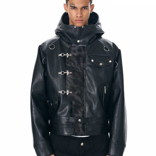 Nightbind Buckle Hooded Rider Bomber