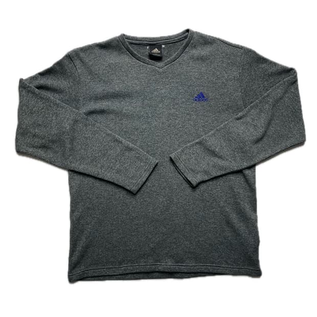 아디다스 하프넥 이너 니트 중고 구제 빈티지