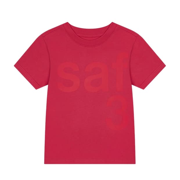 사파리스팟 티셔츠 레드 1/2  2size