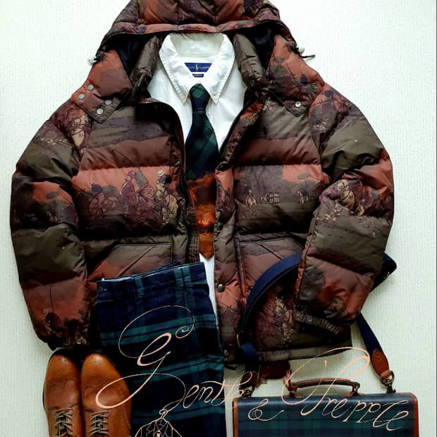 폴로 랄프로렌 그래픽 패딩 자켓