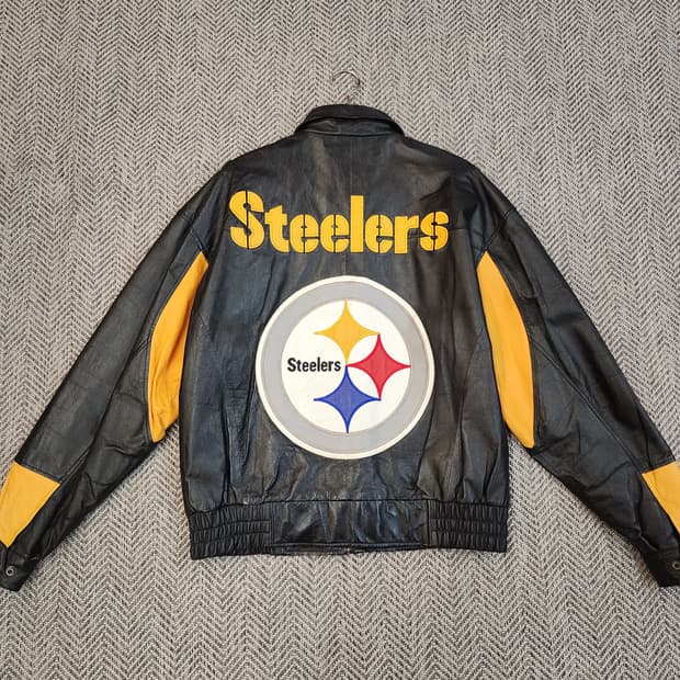 G III 피츠버그 스틸러스 레더 쟈켓