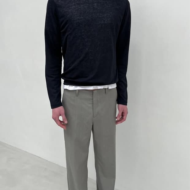 les fin linen top (black) /머듈 에피센터 강정석