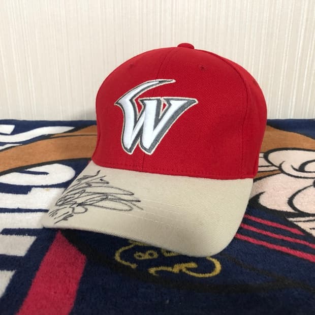 KBO ATC SK와이번스 모자/캡 S-M 플렉스핏 #14 최정싸인