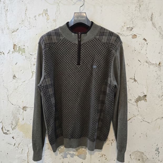 PAT 남성 반집업 니트 95