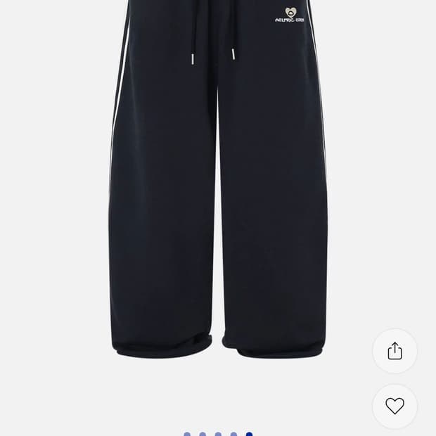 Aelfric eden 더블 웨이스트 배기 스웻팬츠 XS 새상품