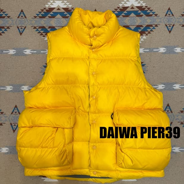 [S][95] 다이와피어39 테크 백팩커 다운 베스트 옐로우