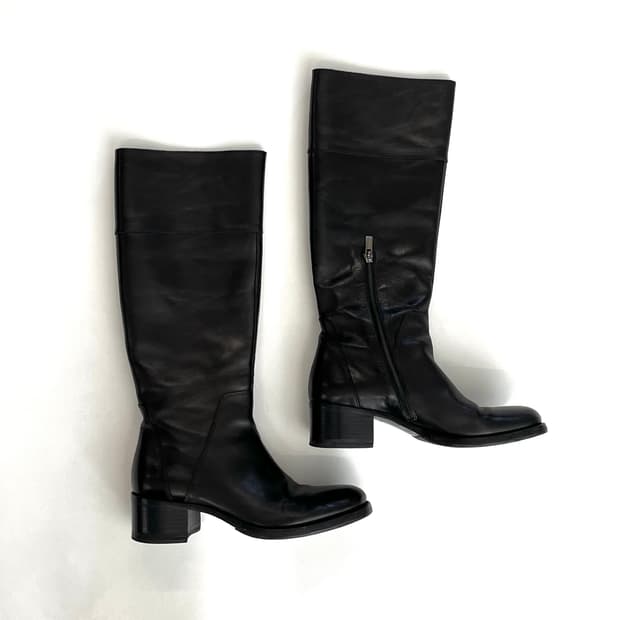 질샌더 2011 라프시몬스 레더 라이더 부츠