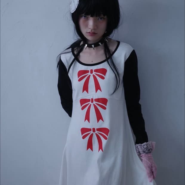 샵페어리 포인티드 드레이프 저지 드레스