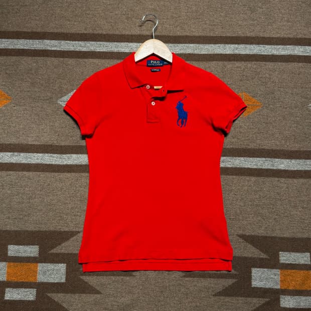 폴로랄프로렌 여성 빅포니 스키니 폴로 반팔 M