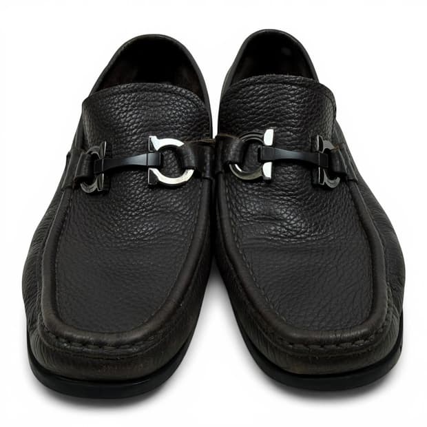 5.5) 페라가모 간치니 로퍼 다크브라운