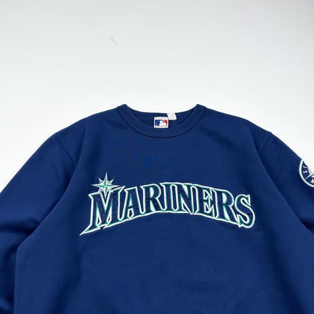 VTG 빈티지 재팬 MLB 시애틀 네이비 맨투맨 (L)