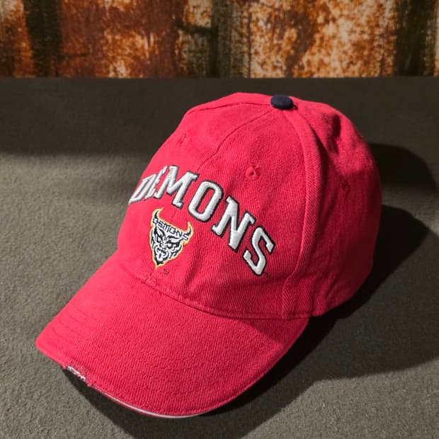 Red "Demons" XFL Hat