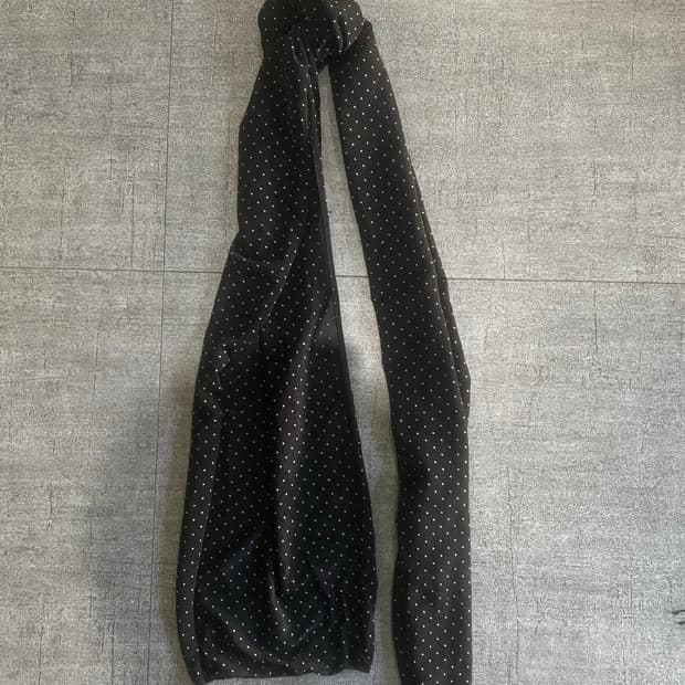 일본빈티지 하구미모리걸 올드스쿨너드남 썸머스카프 블랙